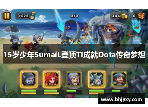 15岁少年SumaiL登顶TI成就Dota传奇梦想